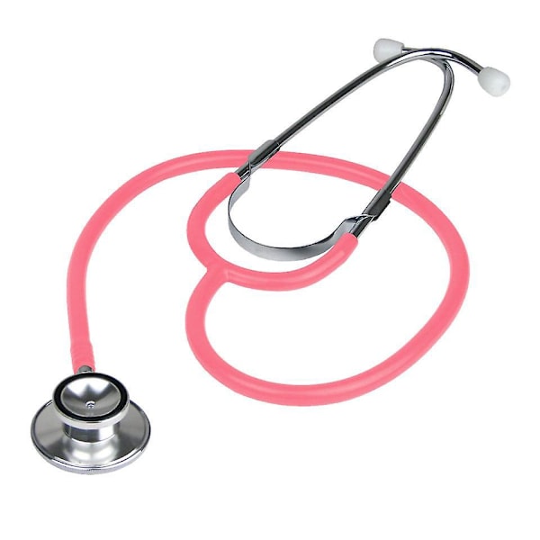 Dobbelt Hoved Stetoskop til Patientdiagnostik og Evalueringer - Pink