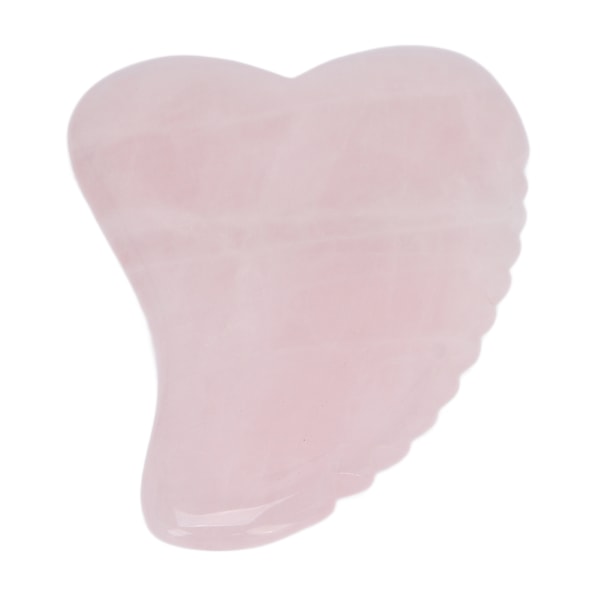 Rose Quartz Gua Sha Værktøj Rejse Bærbar Ømhed Smertelindring Skrabebræt til Skulder Mave Ben