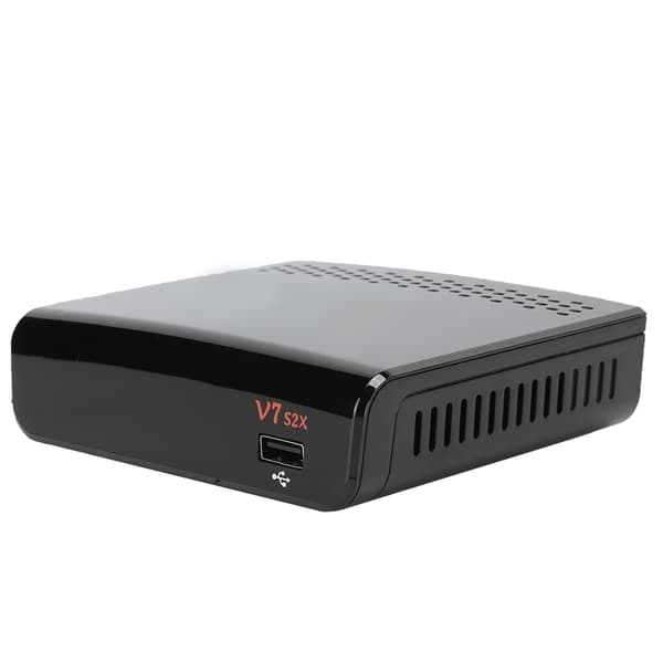 Høykvalitets Set Top Box STB utstyrstilbehørstøtte for DVBs S2/S2X 100240V (svart US)