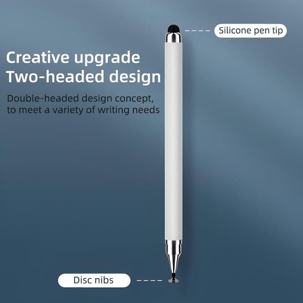 Styluspenna för pekskärm, 3-pack 2 i 1 universell högkänslig surfplattpenna för iPad, Apple, Samsung Galaxy, Android, Microsoft