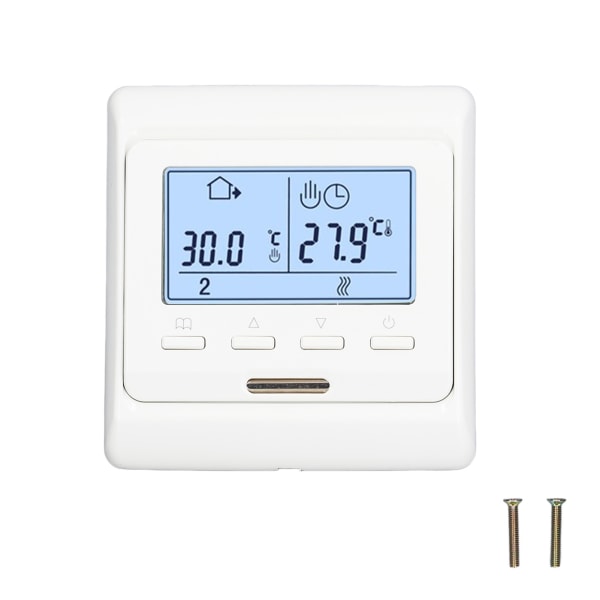 AC180-230V LED programmerbar gulvvarmetemperaturregulator for husholdning