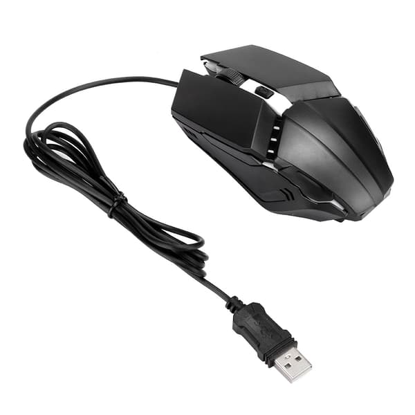 Kablet Mus Farverig Lysende Optisk Gaming Mus 4D Ergonomiske Computerdele