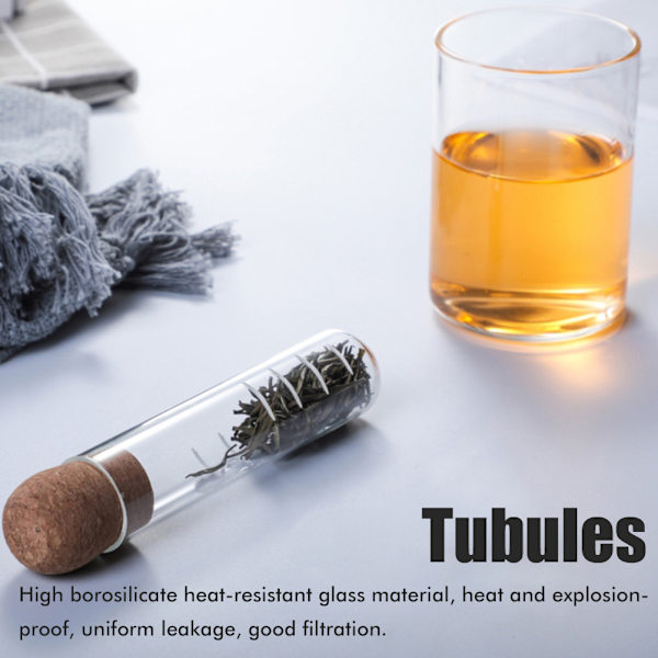 Te-infuser varmebestandig glas te-si Transparent tekop-si