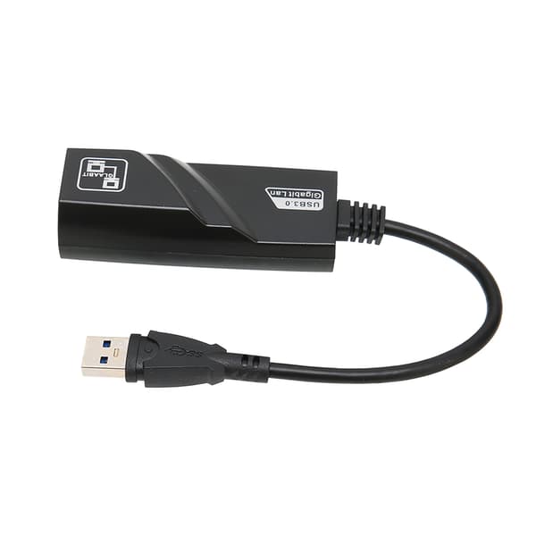 USB 3.0 Ethernet-adapter 1 Gbps overføring Bred anvendelighet Switch Ethernet-adapter for bærbar PC nettbrett