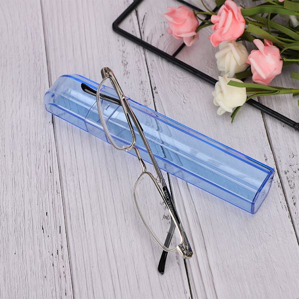 Bærbare lesebriller Visual Fatigue Relief High Definition presbyopiske briller med etui (+4,00 )