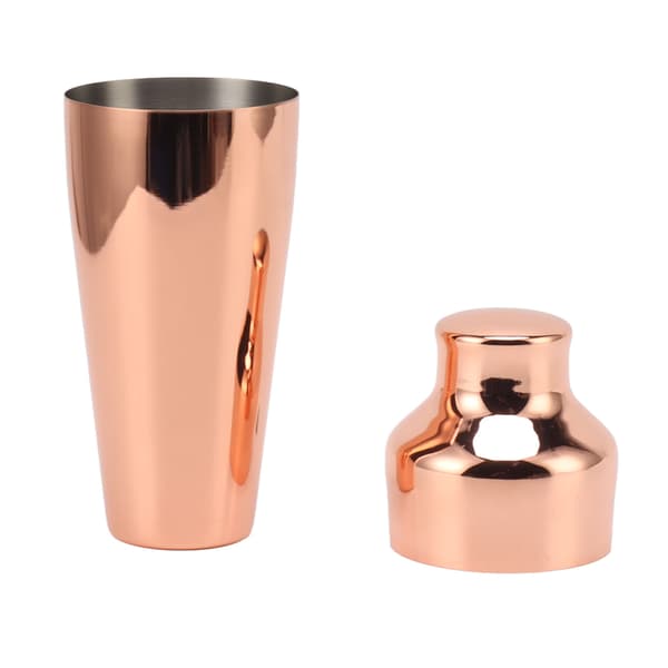 Cocktail Shaker 304 rustfritt stål fransk stil bartender shaker for blandede drinker rosegull