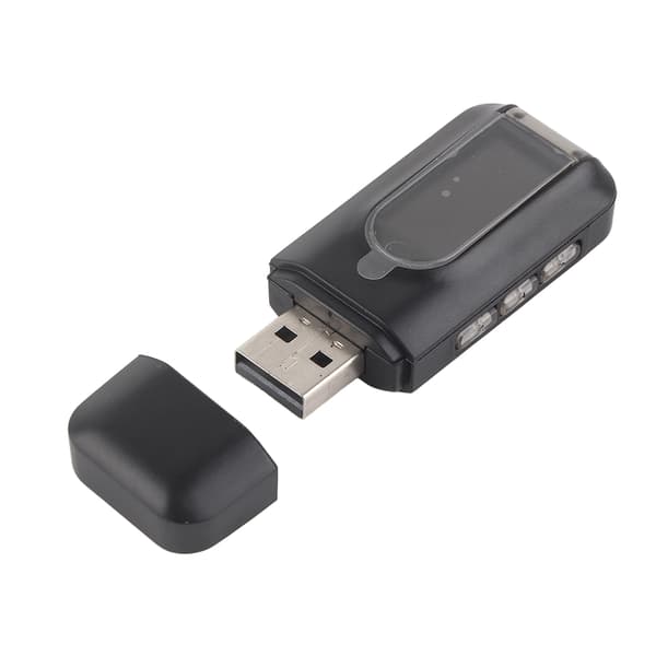 2-i-1 USB BT-adapter LCD-skjerm RX TX-modus 200 Mbps 10 meter avstand BT 5.0 sender/mottaker for TV-datamaskin