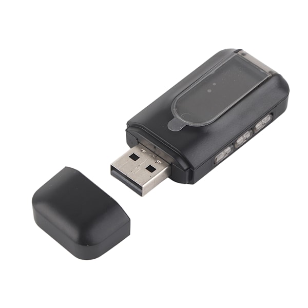 2 in 1 USB BT-sovitin LCD-näyttö RX TX -tila 200 Mbps 11yd etäisyys BT 5.0 lähetin-vastaanotin televisiolle tietokoneelle