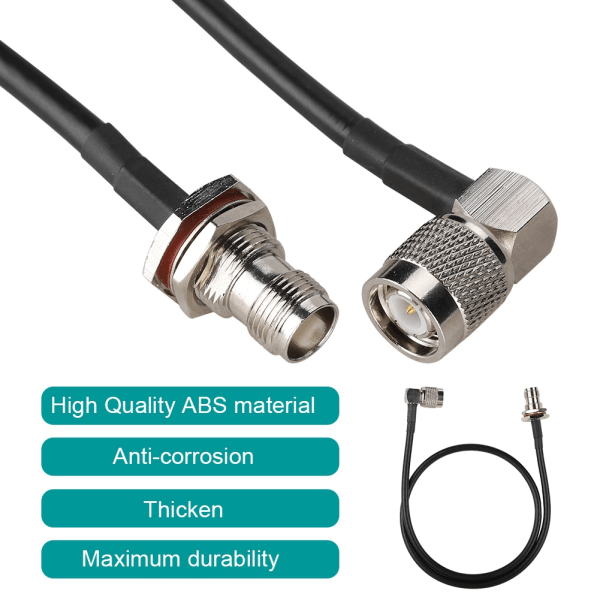 60 cm TRI-antenneforlengerkabel TNC-hann til TNC-hun Kompatibel med TRI PRC-152