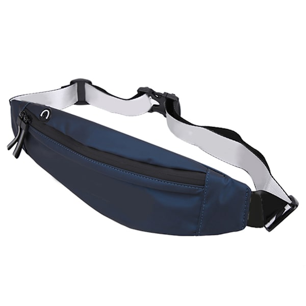Löparbälte Midjeväska Unisex Vattentät löparväska Sport Fanny Pack 10 tum Blå