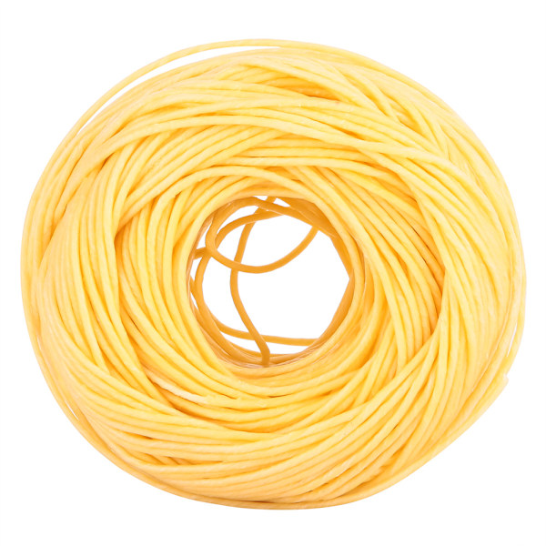 2 mm fibervægge Naturlig bivoksbelægning Candle Wick DIY 200 fod duftende Candle Wick (Lys)