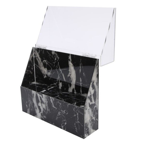Øjenvipper Extension 8 Huller Akryl Pincet Holder Pincet Display Stand Opbevaringsstativ Sort
