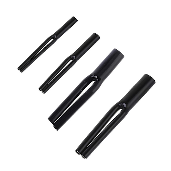 5 stk. 5/6/7/9/13/15/18mm Hifi Lydkabel Høyttaler Bi-wire Boots Y Splitter Bukser Zekai Svart 5MM