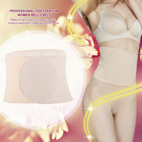 Postpartum slankende magebelte for kvinner, elastisk støttebelte for gravide, postpartum midjestøtte 02#