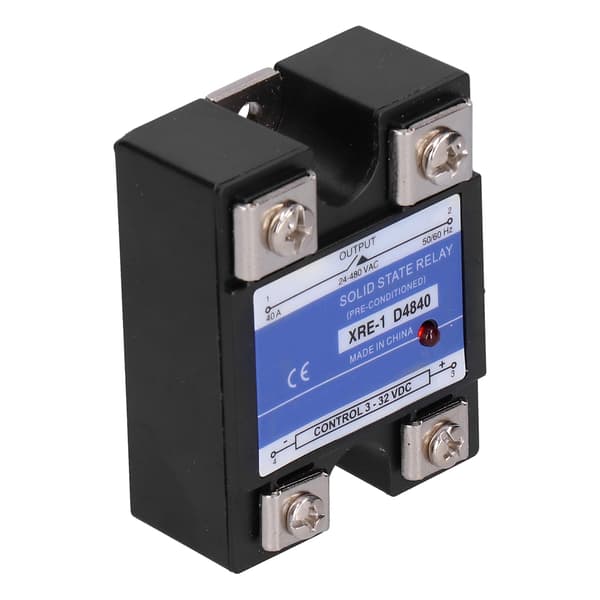 Solid State Relä Enfas Klar Plastkåpa XRE‑1 D4840 Elektroniska Komponenter