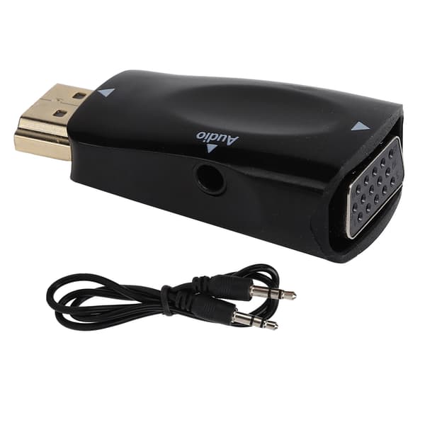 1080P HD Multimedia Interface hane till VGA hona adapteromvandlare med ljudkabel