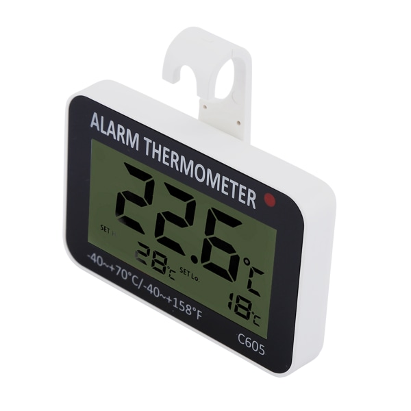 Stort LCD-kylskåp Kyl och frys Digital termometer temperaturmätare med stativ