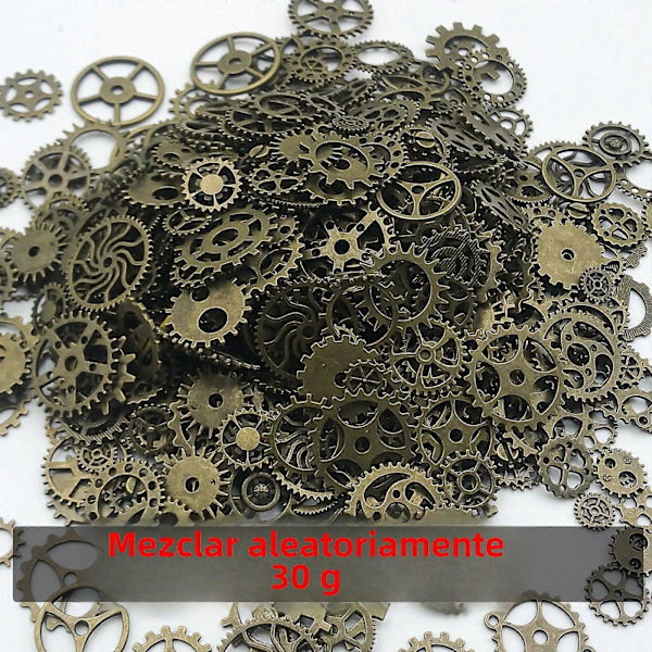 Steampunk Metalliset Metriset Kutistusriipukset Satunnaisia Eri Kokoja (30/50g) DIY Korujen Valmistustarvikkeet SN492