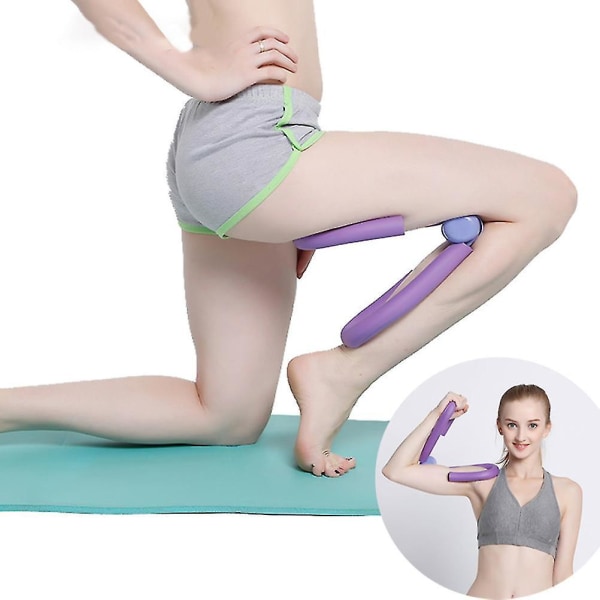 Purple Gym Thigh Master Leg Exerciser Workout Machine Fitness för ben-, lår-, arm-, bröst- och midjemuskler