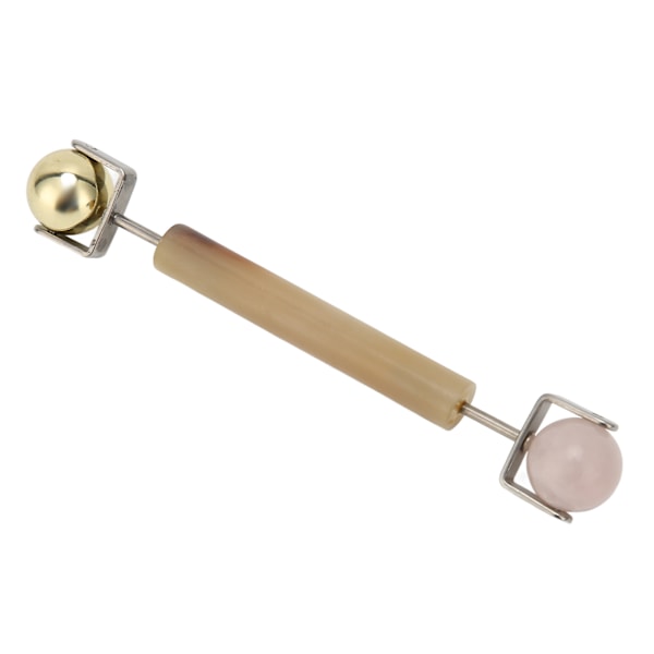 Ansigtsrulle Massager Håndholdt Bærbar Ergonomisk Ansigtshudløftning Fastgørende Massager til Nakke Arme
