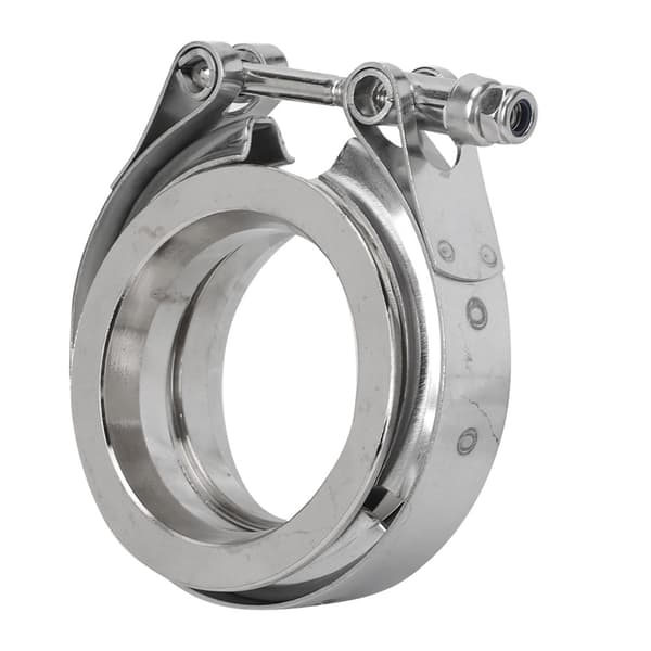 V-båndklemme i rustfritt stål med flens for bileksosrør (2,5 tommer-63 mm)