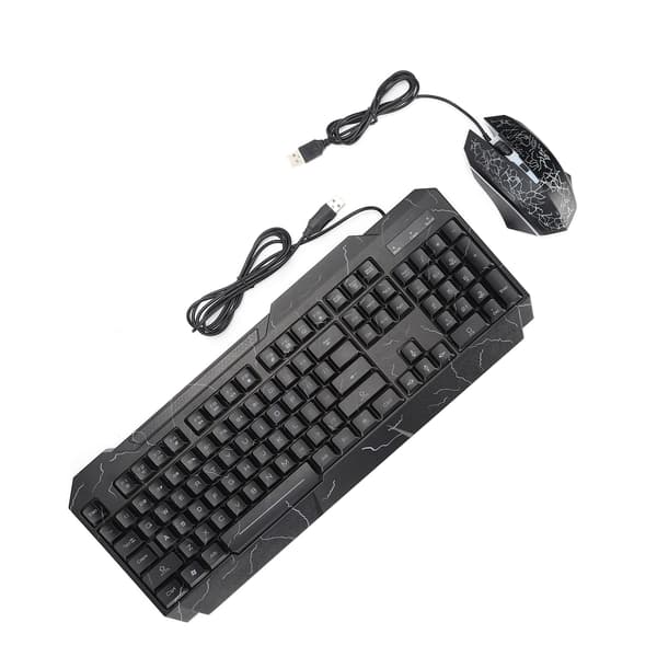 Tangentbords- och musset Multi-Model Datorer Lysande Trådbunden 4D Spelhårdvarukombo för Windows PC-spelare