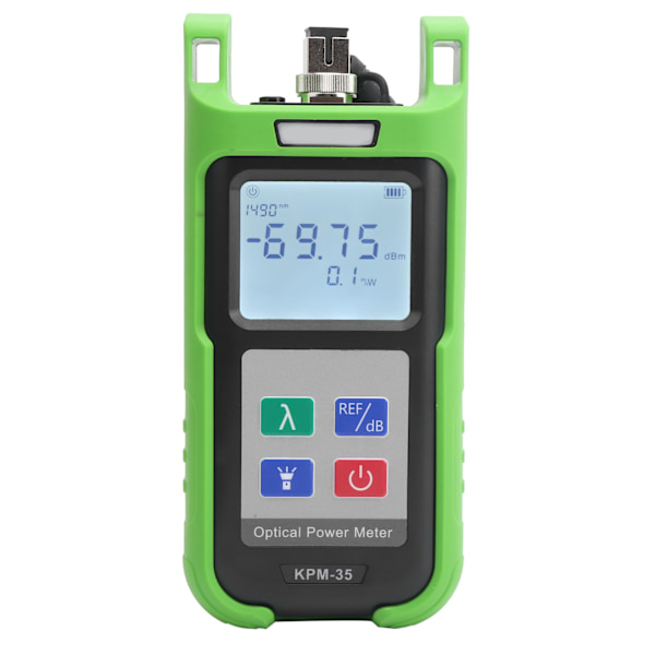 KPM-35 Optical Fiber Power Meter Tester Handhållet mätinstrument -70 - +10dbm