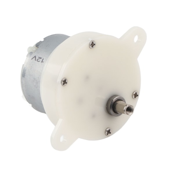 12V Slow Speed ​​Small Geared Motor Gearkasse med Terminal Mute Gear Rotation