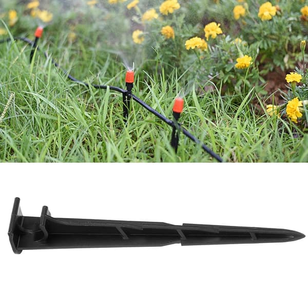 20 st trädgårdsmarkpinnar slangfäste fast stamhållare för bevattningssystem 15,5x3cm