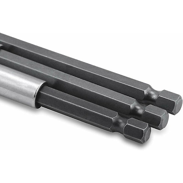 Magnetisk förlängningsstång för elektrisk borr, bitförlängningshållare 1/4 Hex Längd 75/100/150mm
