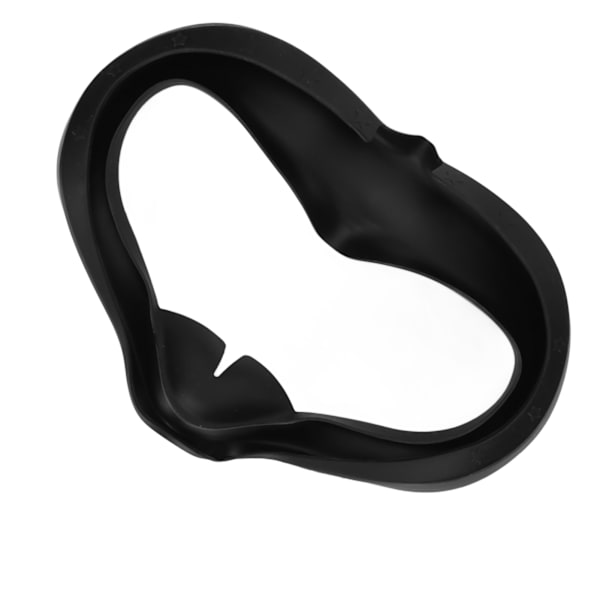 VR Silikonemaske Ansigtsdæksel Svedtæt vaskbar, lystæt standard øjenpude til Oculus Quest 2 VR GamingBlack