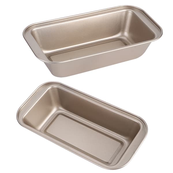 Rektangel Toast Brødform Kageform Kulstofstål Non-stick Brød Bageforme Guld