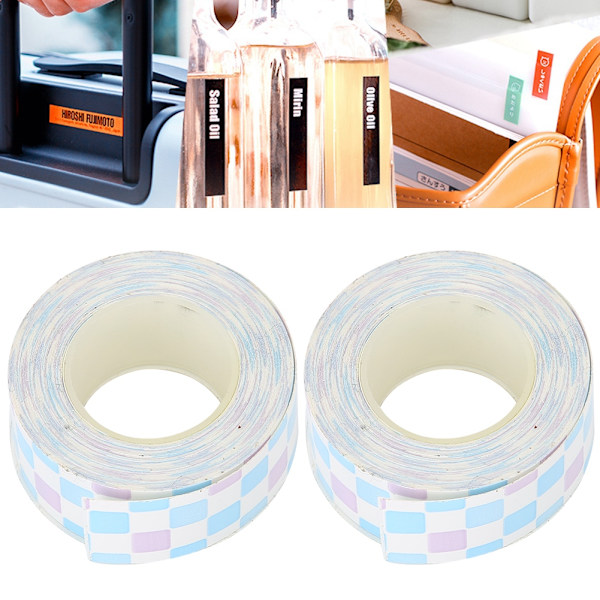 2-pack laminerat band, hållbart och praktiskt termiskt utskriftsband för King Jim Tepra Pro LR5C