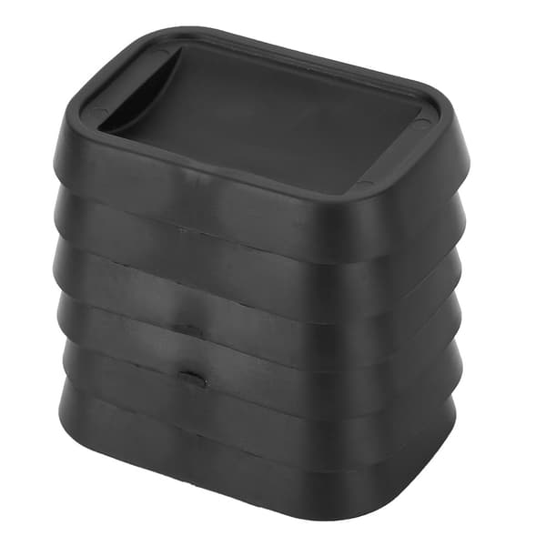 6 st. set halkfria gummihjulshållare för soffor, sängar, stolar, möbler, golvskydd