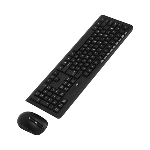 Tangentbord och mus 2.4G trådlös lågbrus mini tangentbord och mus combo för hemmakontor