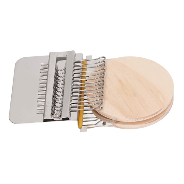 Darning Loom Weave Tool Liten Vävstol Kit med 14 Krokar 1 Nål för Hand Stickning DIY Hantverk