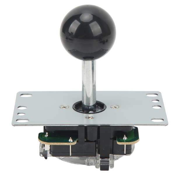 DIY USB-styrd datorspelrockare ovala bolljoystickar med kontrollchip för arkadspel svart