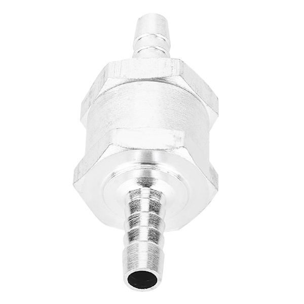 Alumiininen polttoaineen takaiskuventtiili, yksitie, bensiini, 6 mm