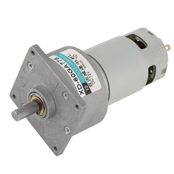 35W Mikro DC Metallgeared Motor Hastighetsjusterbar CW/CCW (12V 10rpm)