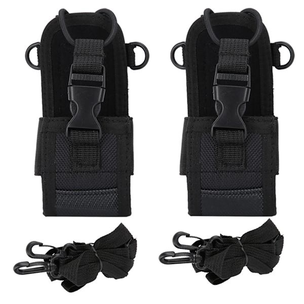 2 STK MSC 20D Universal nylon justerbar bred skulderrem Walkie talkie beskyttelsescover