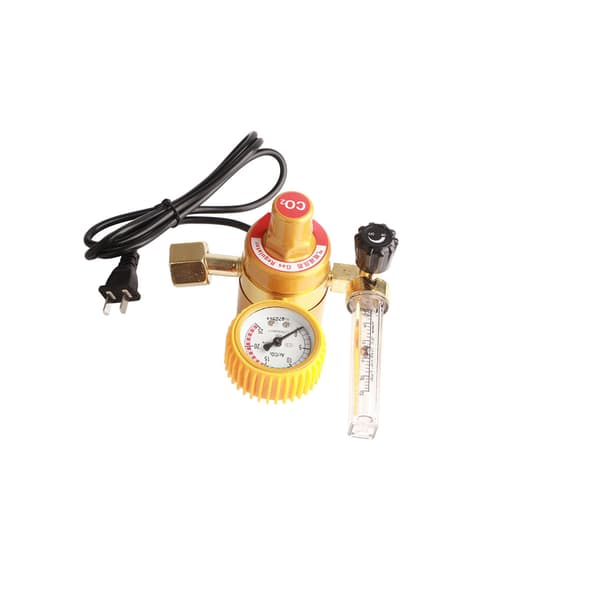 CO2-regulator Rimelig design Høyeffektsoppvarming Temperaturkontroll Karbondioksidtrykkreduserer 36V