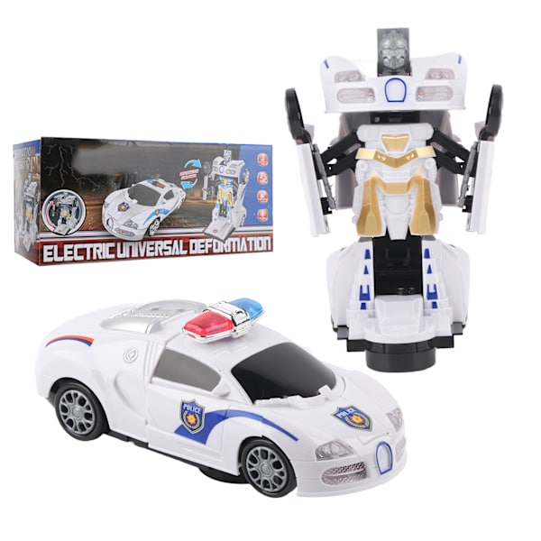 2 i 1 barn elektrisk RC Racing bil transformerande fordon Robot modell leksak med ljus