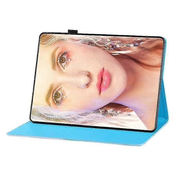 Huawei Enjoy Tablet 2 10.1 / Matepad T 10s Värillinen Piirros Vaakasuuntainen Käännettävä PU-nahkakotelo Pidikkeellä & Korttipaikoilla & Lompakolla Zekai Loving Unicorn