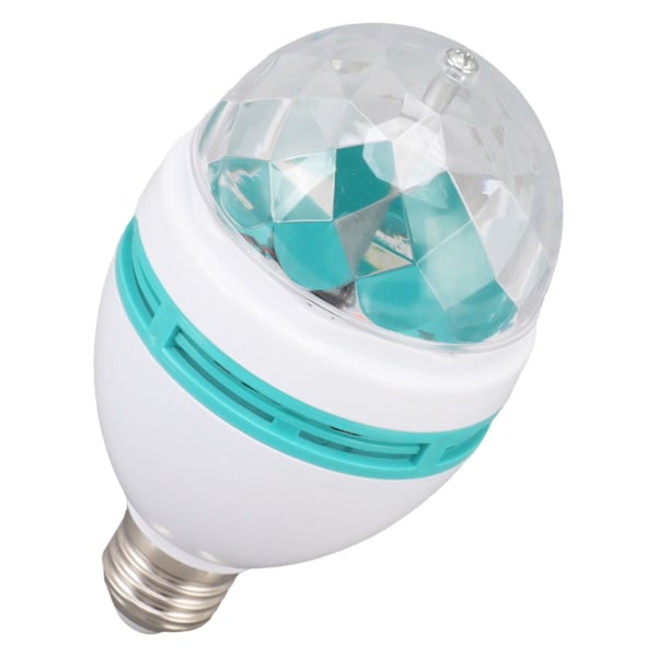 Dansende lyspære E26 sokkel RGB automatisk skiftende sikker stabil ABS PC roterende lyspære for fest bar bryllup 85‑260V
