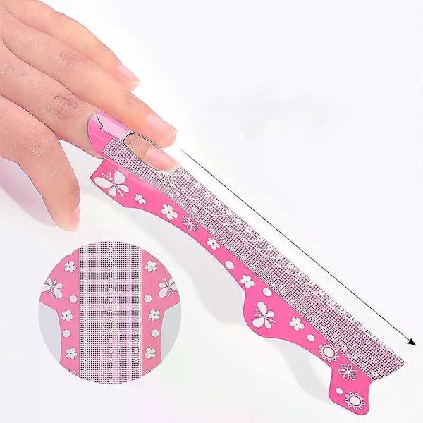 50/100 stk. Professionelle Negleforlængerforme med Klæbepapir til UV Gel Akryl Manicure Stickers 100 stk.