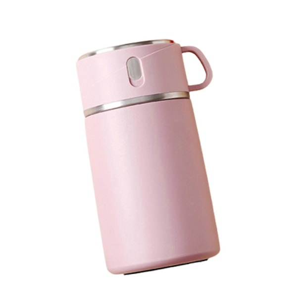 Madkasser Isoleret Madkrukke Stor Kapacitet Varmebevarende Rustfrit Stål Bærbar Holdbar 800ml Braiseret Bæger Zekai Pink