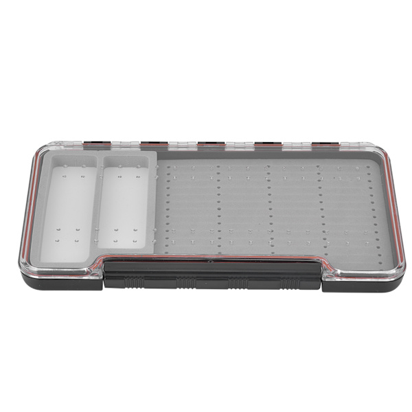 Transparent Flue Lure Box Magnetic Bait Opbevaringskasse Container Organizer FiskedeleL