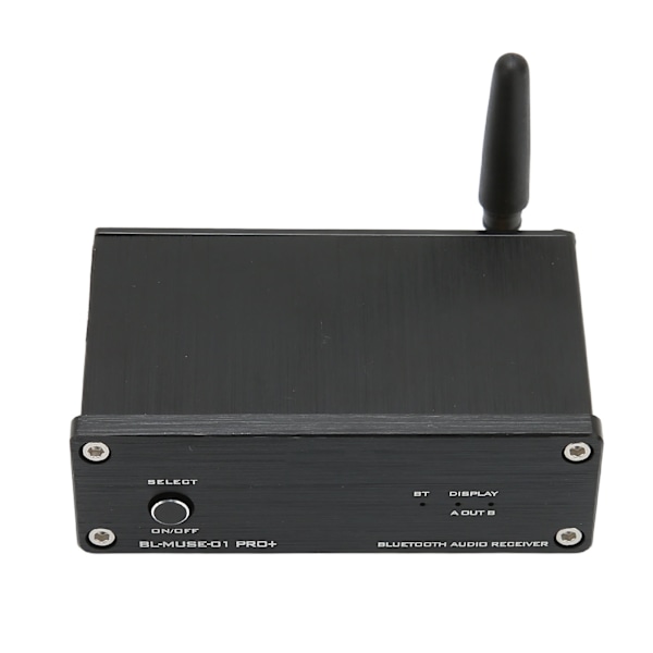 Bluetooth 5.1 Effektforsterker Lavt Tapsfri Kraftig Dekoding Format Hjemmelydforsterker 110‑240V Svart EU-plugg