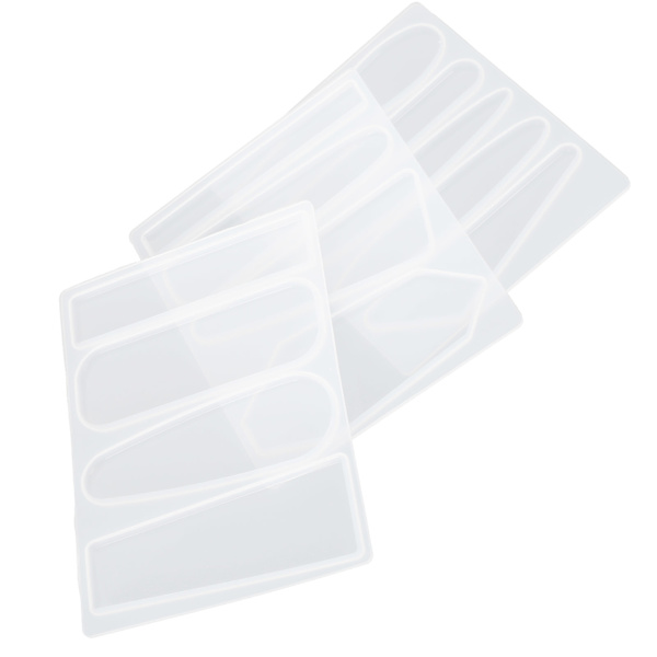 3 st form Kristall Epoxi Mould DIY Handgjorda verktyg för att tillverka hårstift