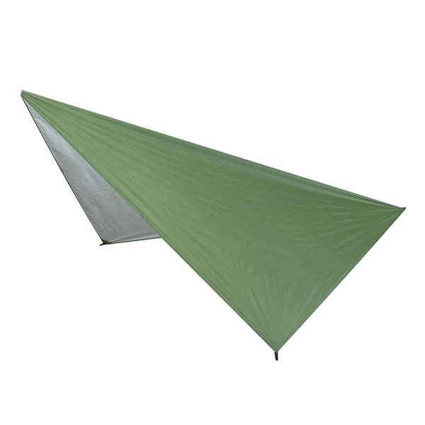 Tält Tak Vattentät Solskydd Multifunktionell Tält Markis för Utomhus Camping Strand Silvrig Grön 230x140CM